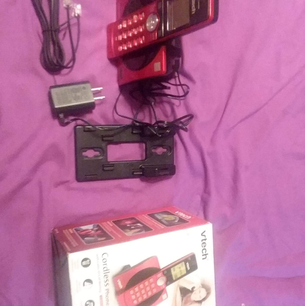 Vtech Cordless phone red